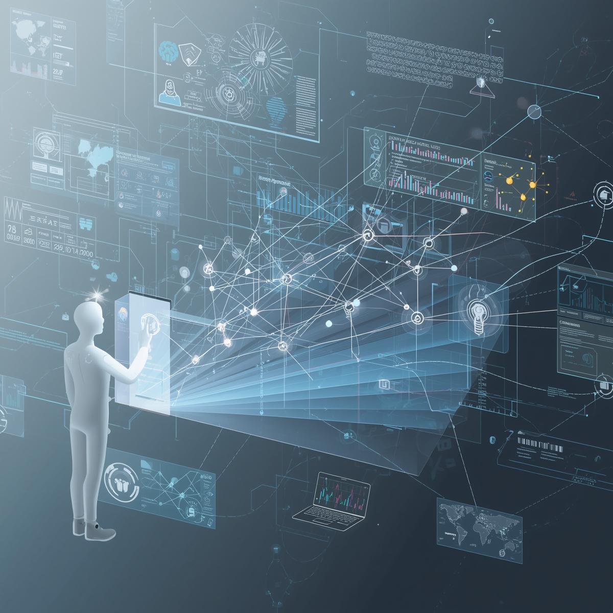 Conceptual illustration of the future of intelligent systems at SAAIC 2026